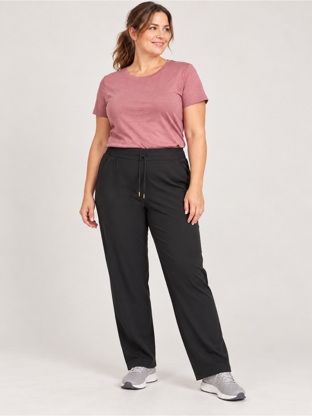 Skechers Slip-in Black Stretch Pull-On Pants XL NWOT